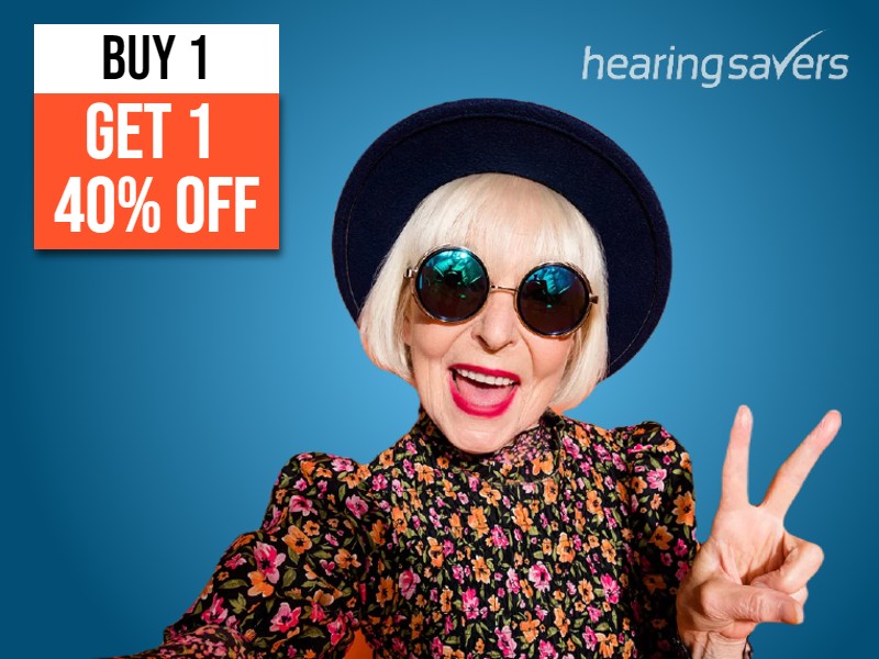 Buy 1 Get 1 40% OFF Signia IX Offer at HEARING SAVERS